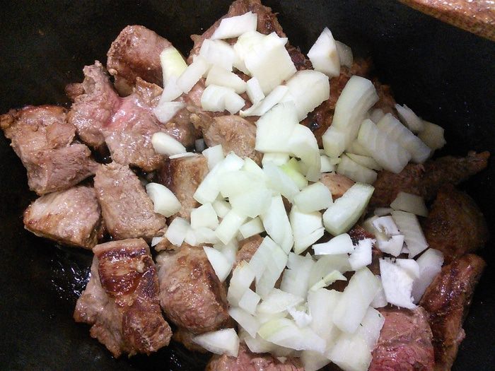 Жаркое с овощами и тыквой 