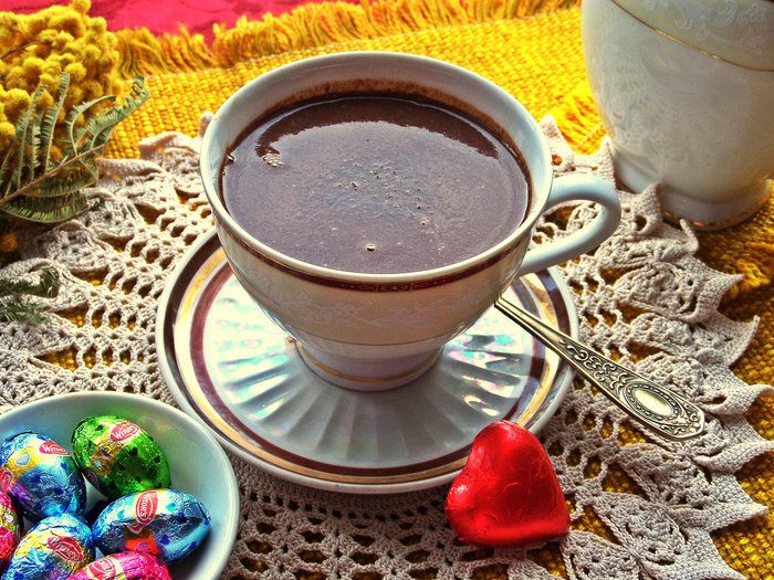 &amp;quot;Ленивый&amp;quot; горячий шоколад с мускатным орехом