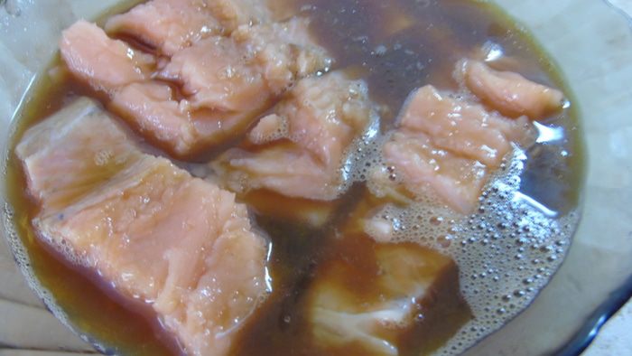 Шашлычок из лосося