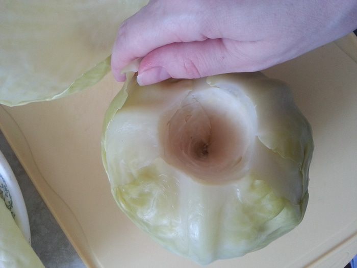 Обычные голубцы + хороший способ подготовки капустных листьев