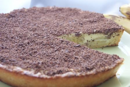 Тарт с бананом и рикоттой