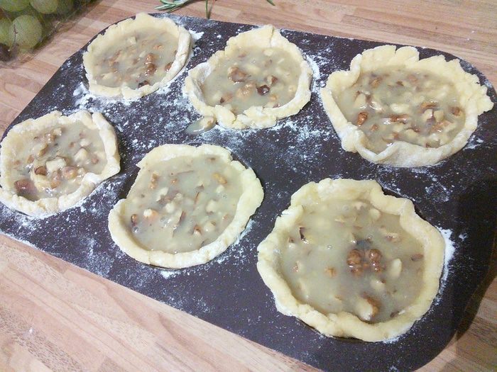 Орехово-карамельный мини-пай