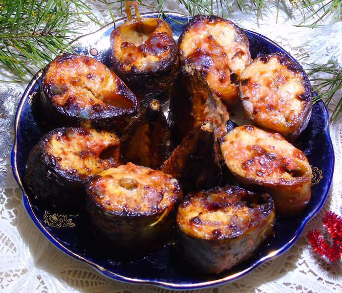 Пикантная запеченная скумбрия