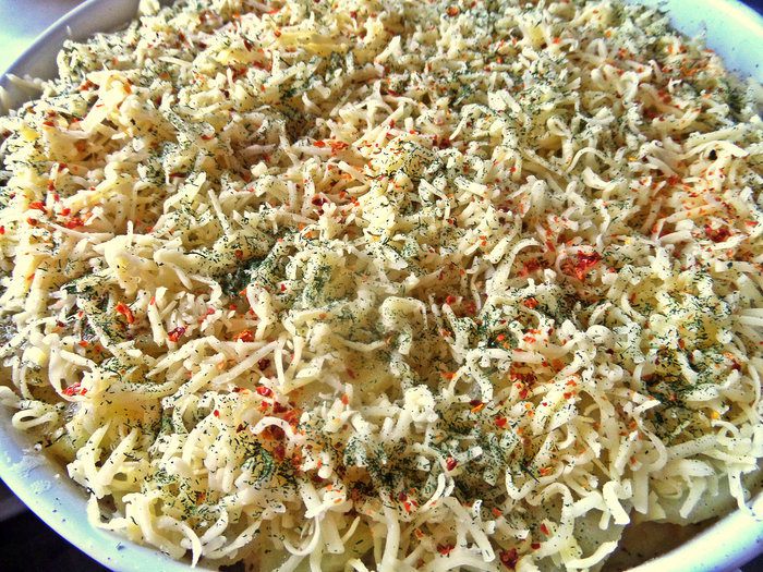 Картофельная запеканка с курицей