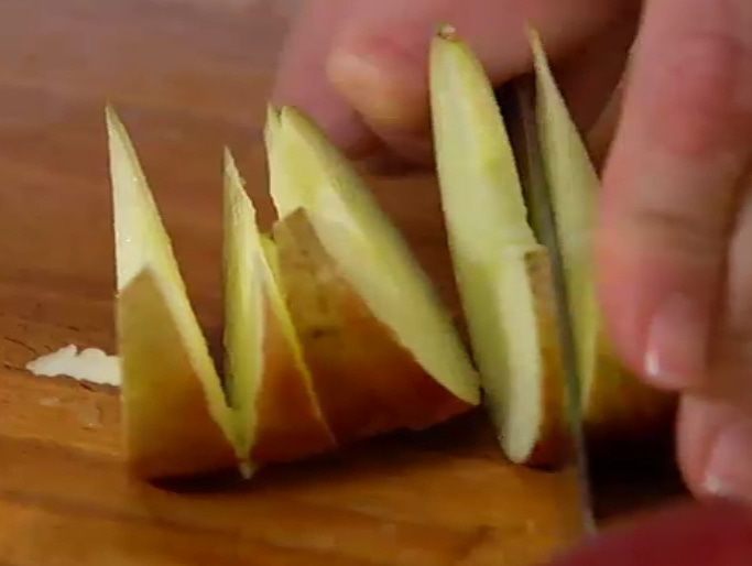 Гречневая каша с фруктовой заправкой 