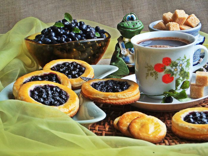 «Песочники» с черникой
