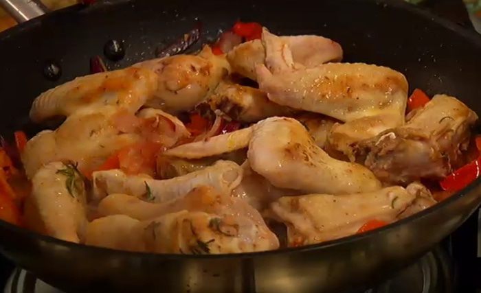 Фрикасе из цыплят
