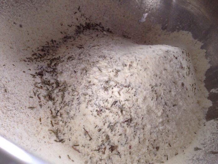 Пшенично-ржаная галета с яблоками и картофелем