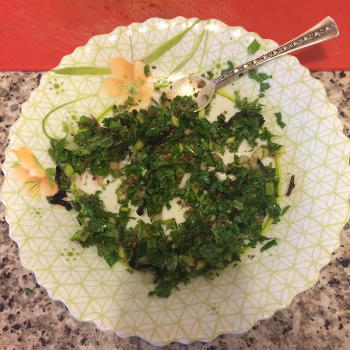 Свинина с пряной начинкой