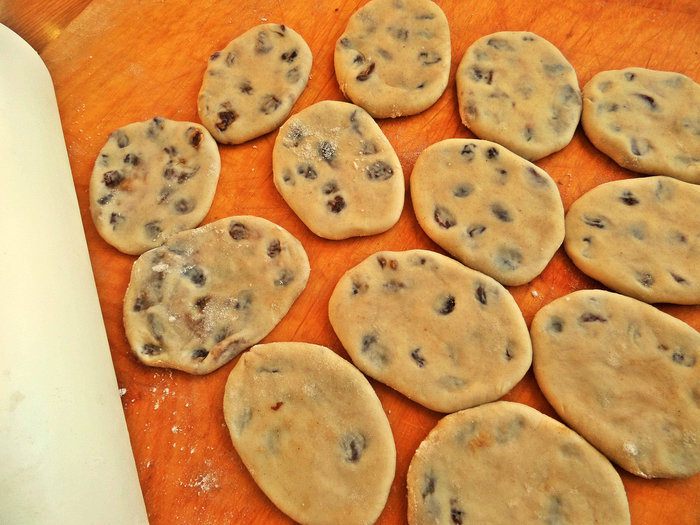 Сливочное печенье с начинкой