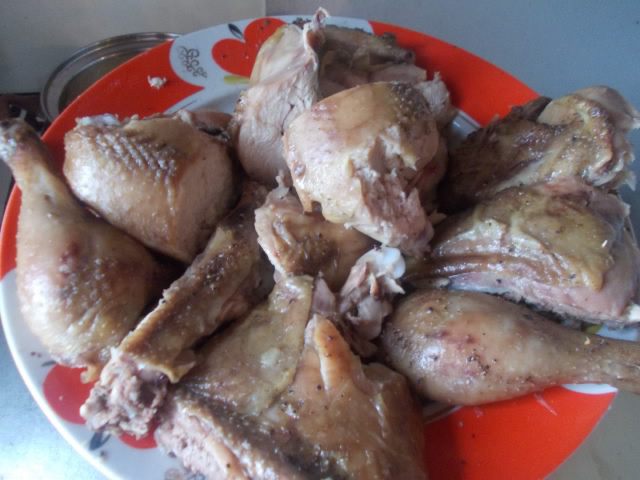 Курица по-грузински &amp;quot;Шкмерули&amp;quot;