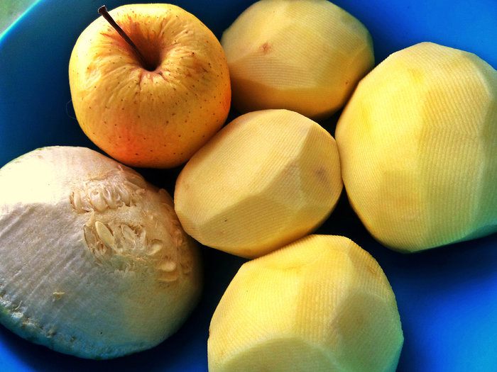 Драники из картофеля, кабачка и яблока