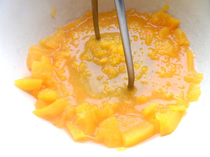 Тыквенно-творожные оладушки