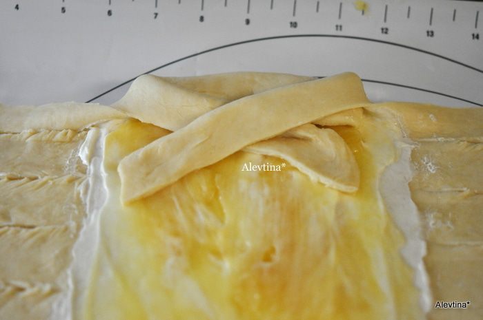 Лимонный плетеный хлеб