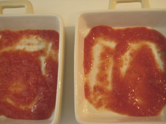 Пармиджана из цукини и филе индейки