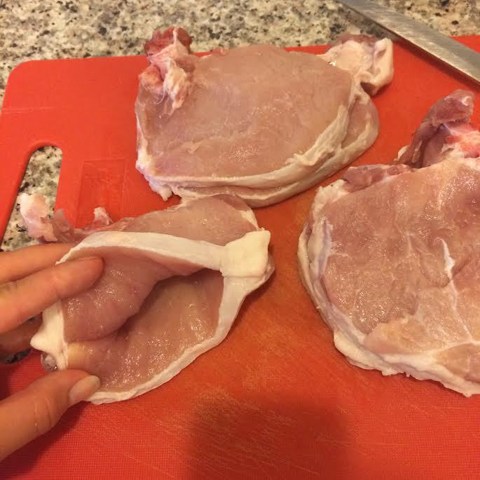 Свинина с пряной начинкой