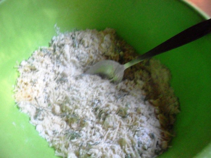 Сырные маффины с зеленью