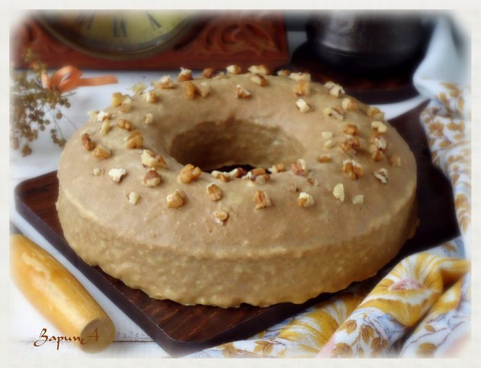 Кекс кофейно-ореховый