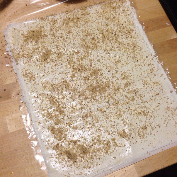 Пахлава с грецкими орехами из теста фило