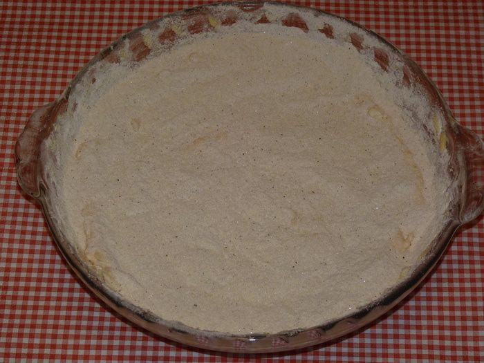 Болгарский пирог с творогом и яблоками