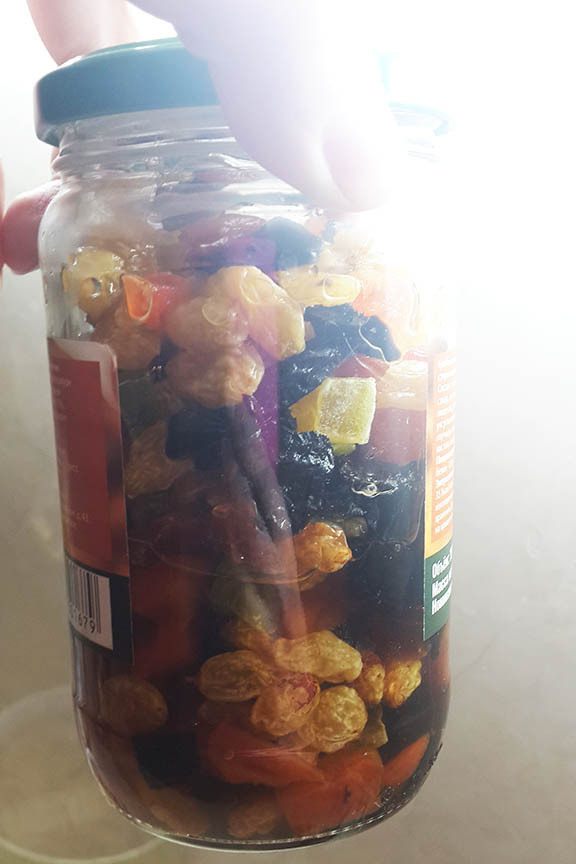 Рождественский кекс с коньяком, цукатами и сухофруктами