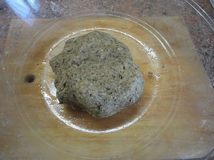 Овсяный пирог с яблоками и черносливом