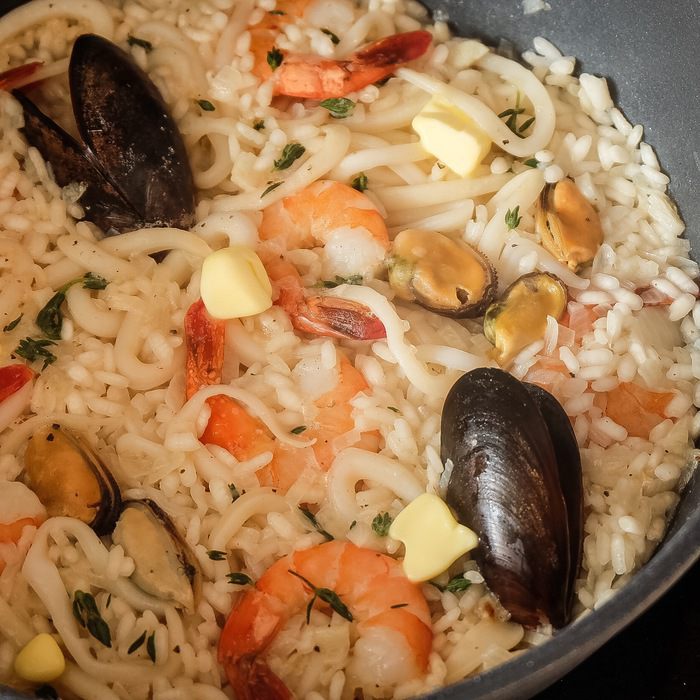 Ризоттo Porto Venere с морепродуктами