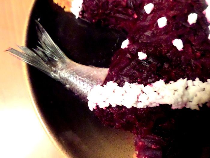 Салат &amp;quot;Селедочка в наряде Санта Клауса&amp;quot;