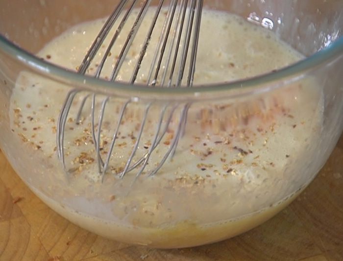 Пудинг с белым шоколадом и изюмом 