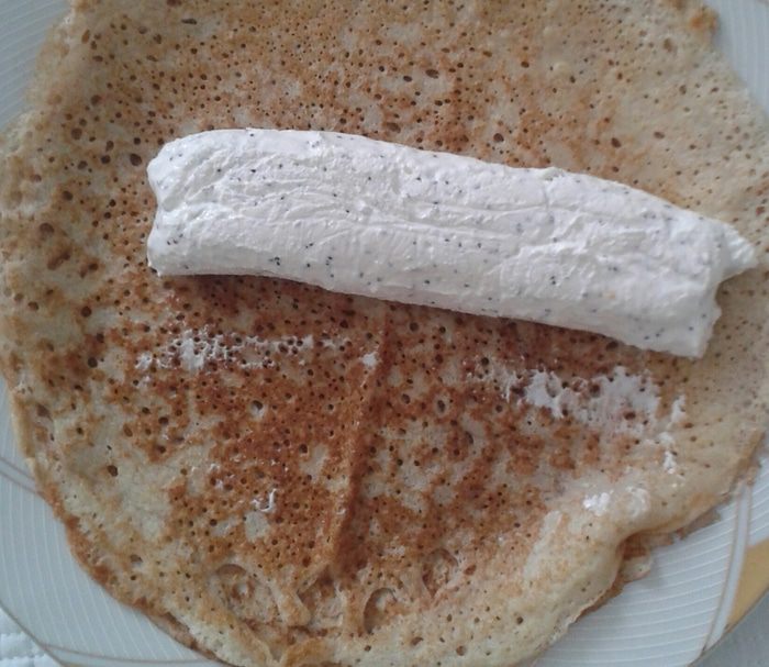 Творожная масса с лимоном и маком