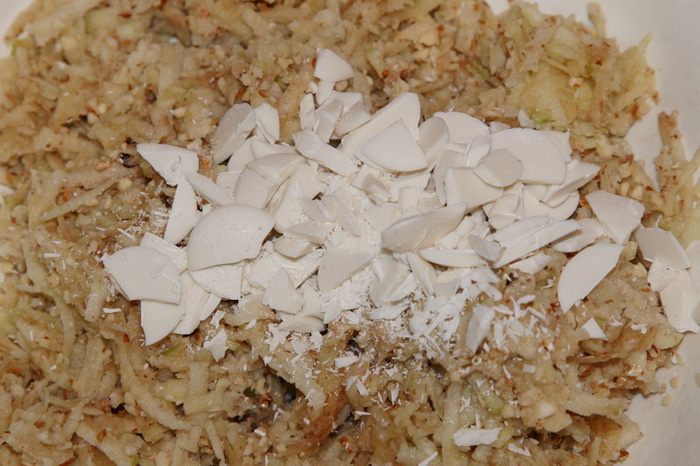 Яблочный пирог с белым шоколадом