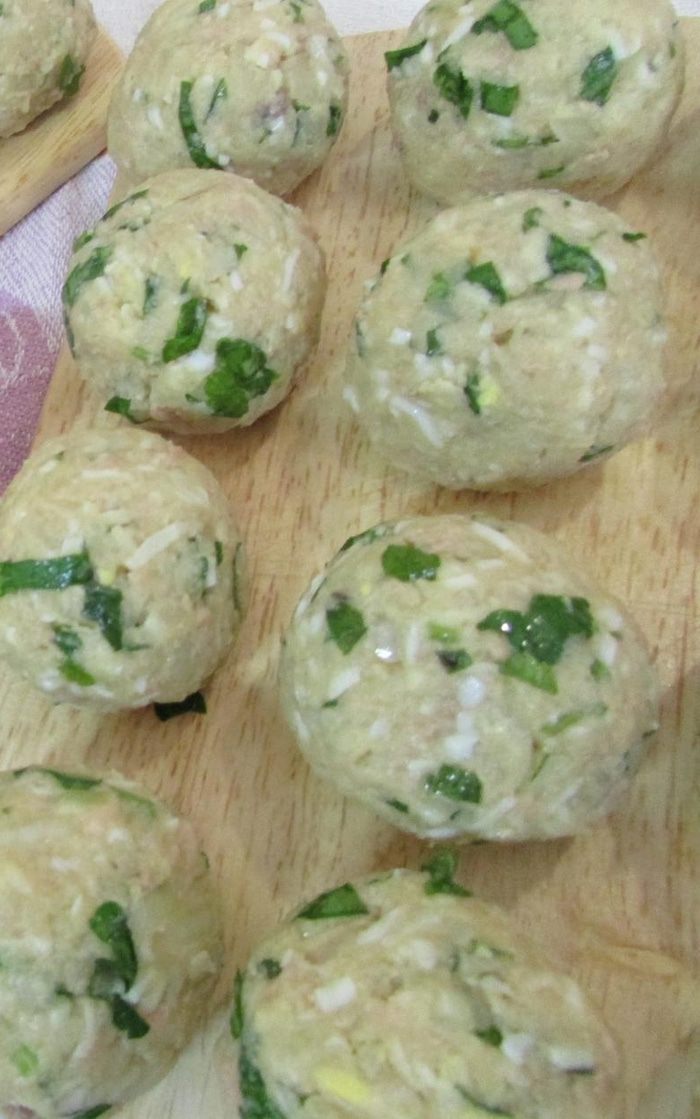 Закусочные шарики с печенью трески