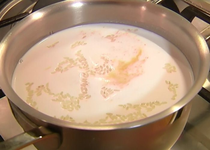 Рис на кокосовом молоке с манго и ананасом 