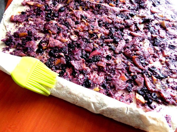 Штрудель из лаваша (постный)