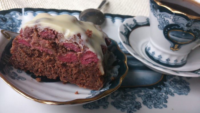 Миндально-шоколадный торт с вишней &amp;quot;С любовью&amp;quot;