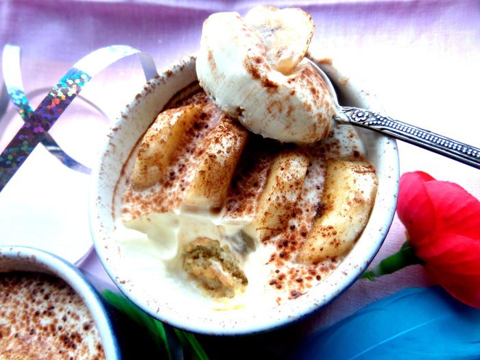 Банановый тирамису с лимонной свежестью