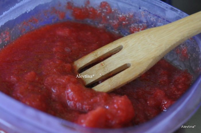 Клубничная гранита с водкой