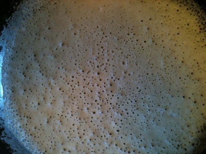 Блины заварные на кефире