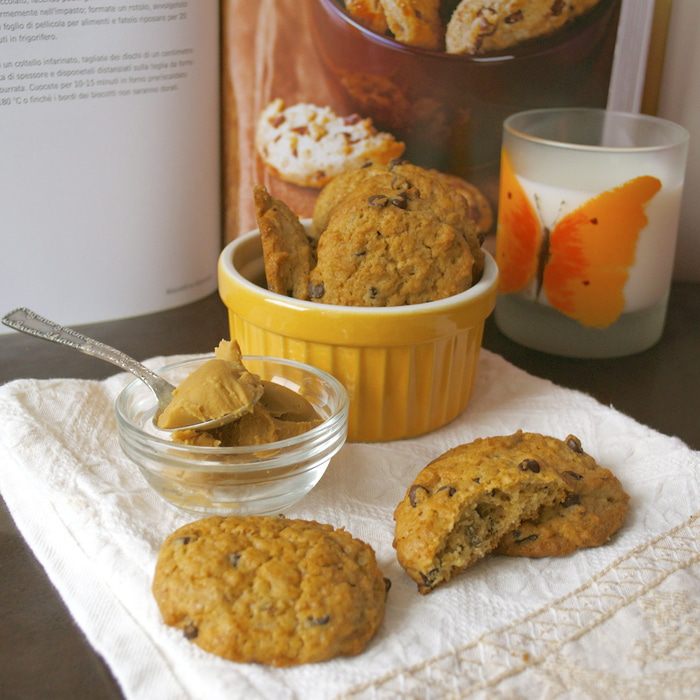 Печенье с бананом и арахисовым маслом (Peanut Butter Banana Chocolate Chip Cookies)