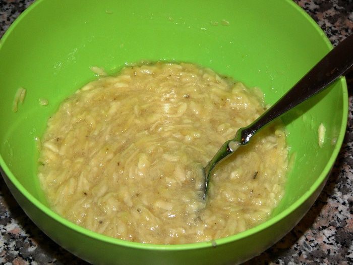 Мягкое банановое печенье с семечками