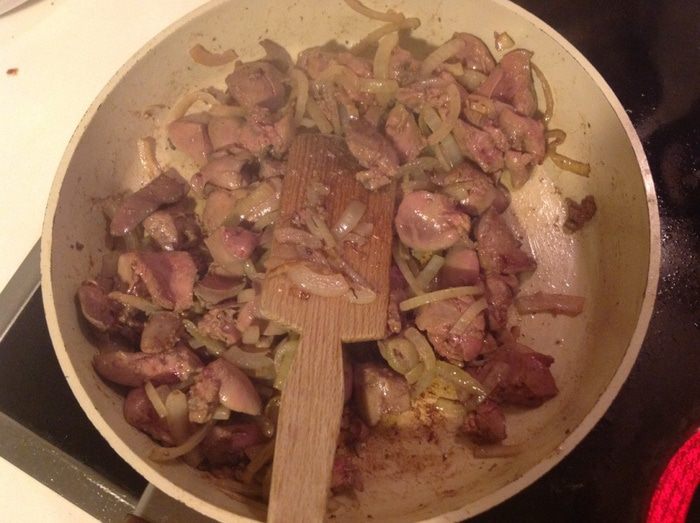 Печеночный паштет с клюквенно-мятным желе