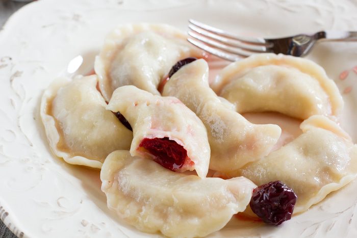 Вареники с вишней 