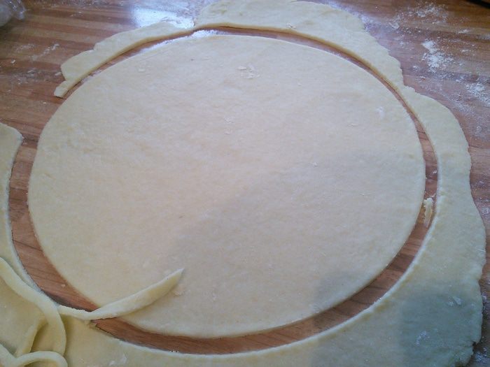 Закрытый яблочный пирог 
