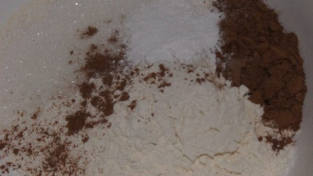 Шоколадные сконы с вяленой вишней