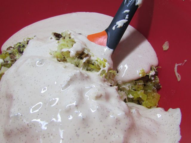 Пирог из картофеля со сметанным кремом