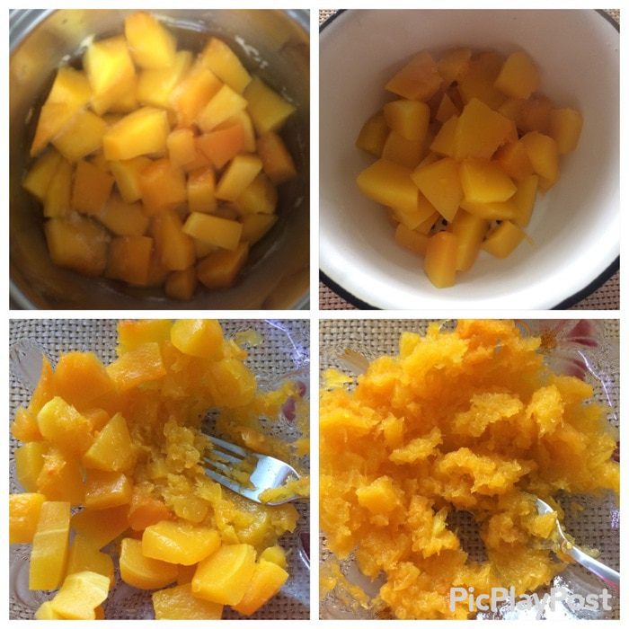 Тыквенные оладьи с яблоком и грушей
