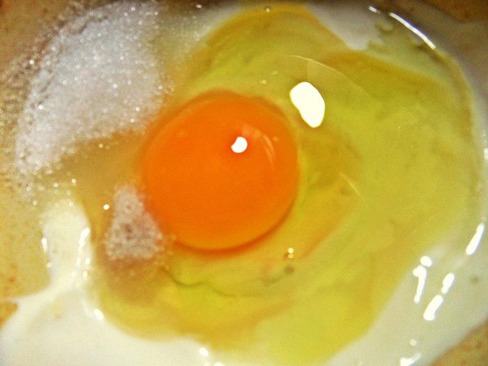Оладьи с черникой и шоколадом