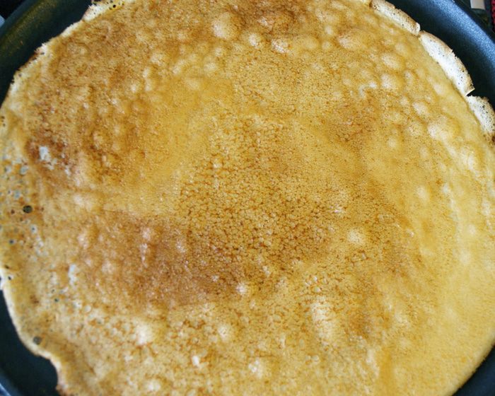 Блинчатые пирожки, панированные в тесте