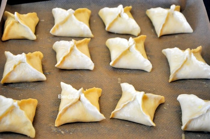 Конвертики с карамельными яблочками