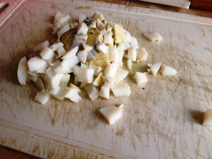 Салат с оливками и огурцом